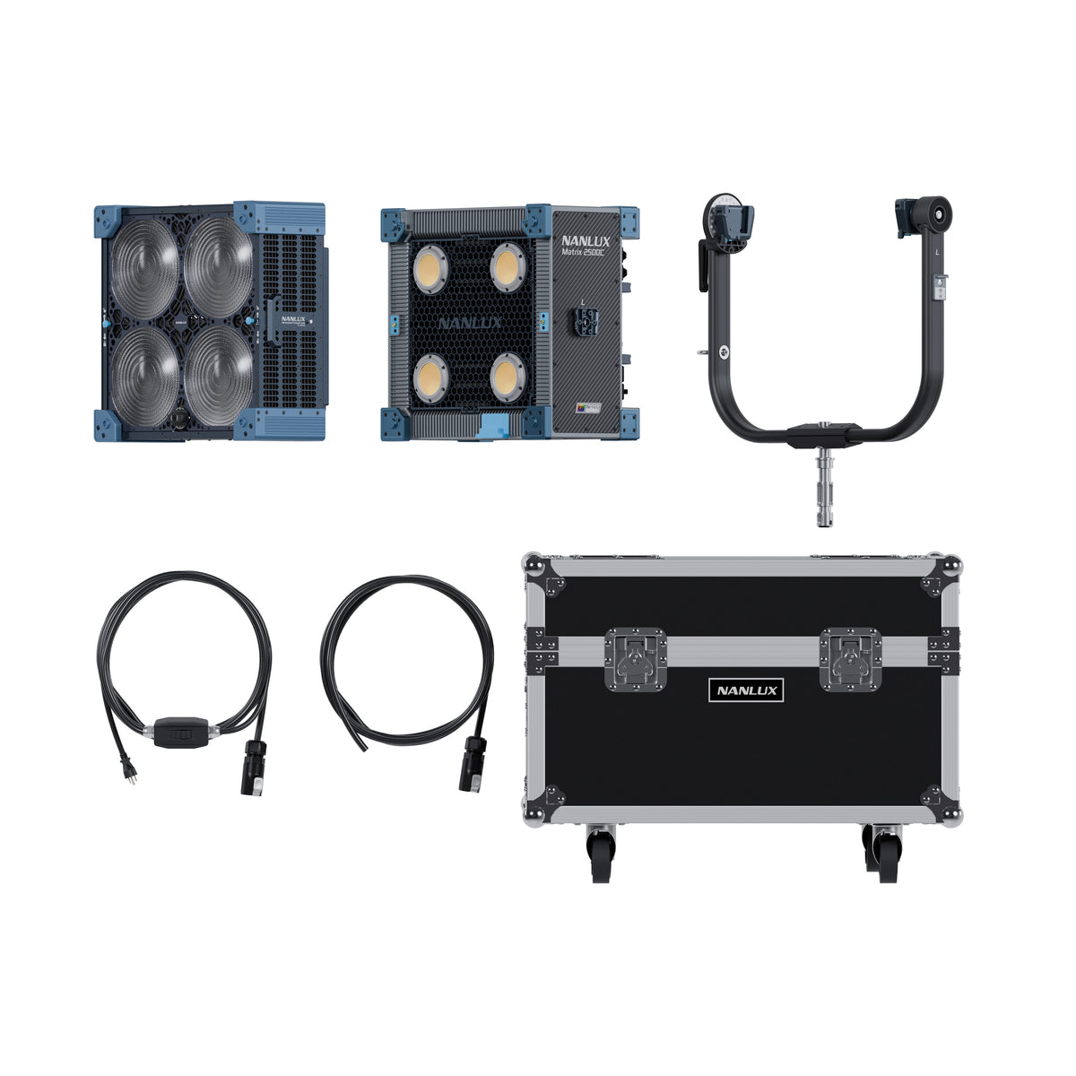 Nanlux Matrix 2500C LED Full-color Multi-source Spot Light with Flight Case (Matrix 2500C KIT)