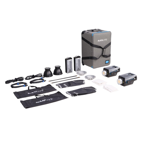Nanlite FC-500B 2-Light Trolley Case Kit (FC-500B 2KIT-ST)