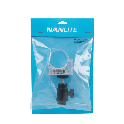 Nanlite T12 Tube Holder With Mini Ball Head (HD-T12+BH)