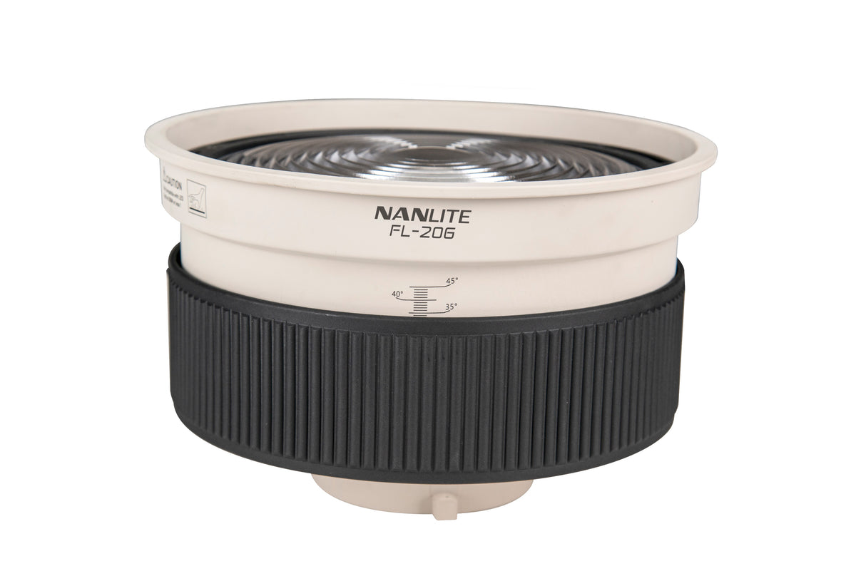 Nanlite FL-20G Fresnel Lens for Forza 300/ 500 (with barndoor)