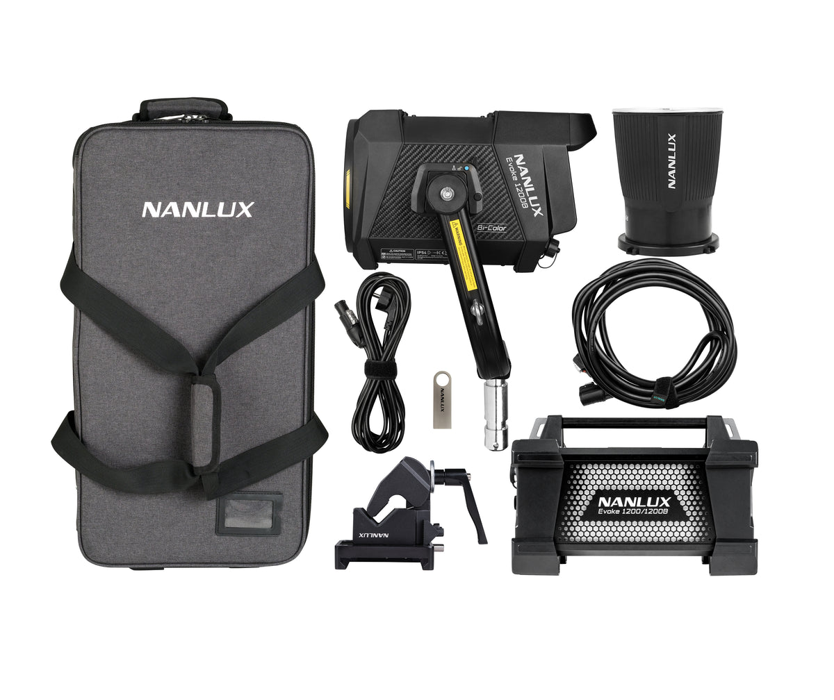 Nanlux Evoke 1200B Spot Light with Trolley Case (Evoke 1200B ST-KIT)