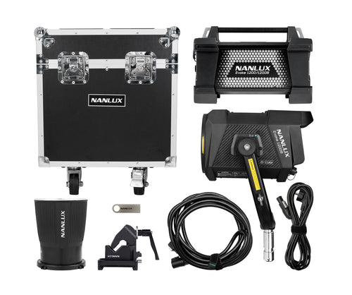 Nanlux Evoke 1200B Spot Light with Flight Case (Evoke 1200B KIT)