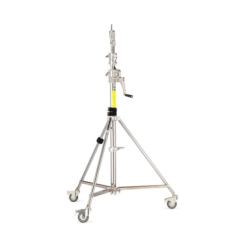 Avenger Wind Up Stand CS 3.0m/9.8ft 2 Riser, Braked Wheels B6030CS