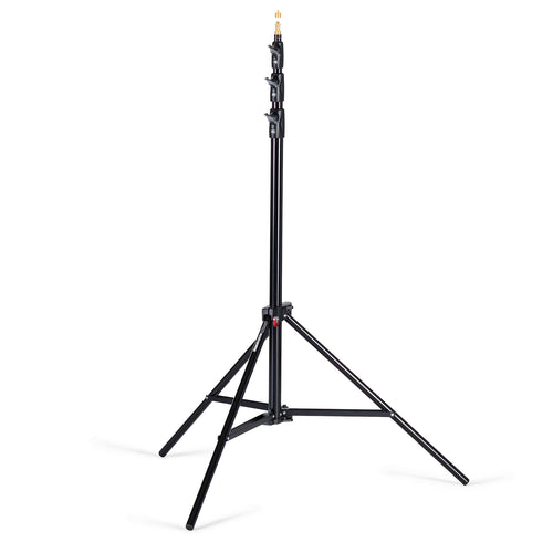 Manfrotto Master Lighting Stand, Aluminium, Air Cushioned, Black 1004BAC