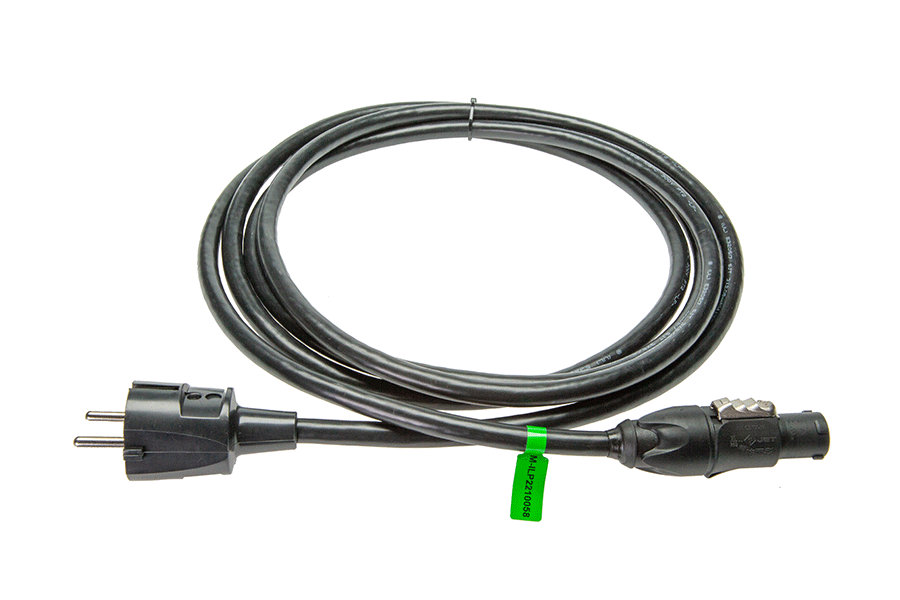powerCON TRUE1 Mains Cable, Schuko 10 ft