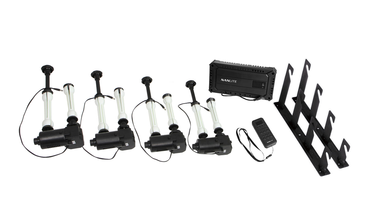 Nanlite Four-axle remote control electric background support elevator kit (BE-4R)