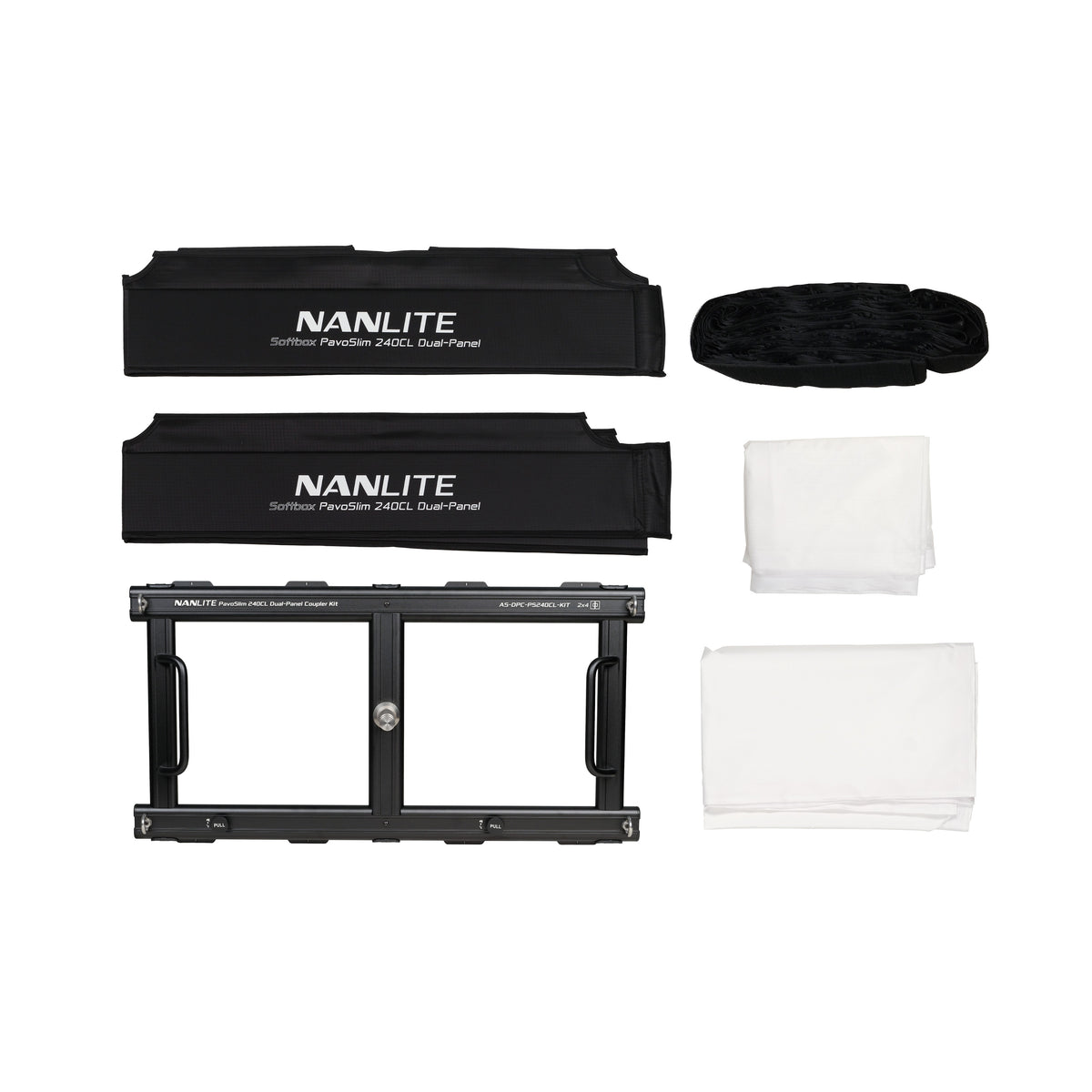 Nanlite PavoSlim 240CL Dual-Panel Coupler Kit (AS-DPC-PS240CL-KIT)