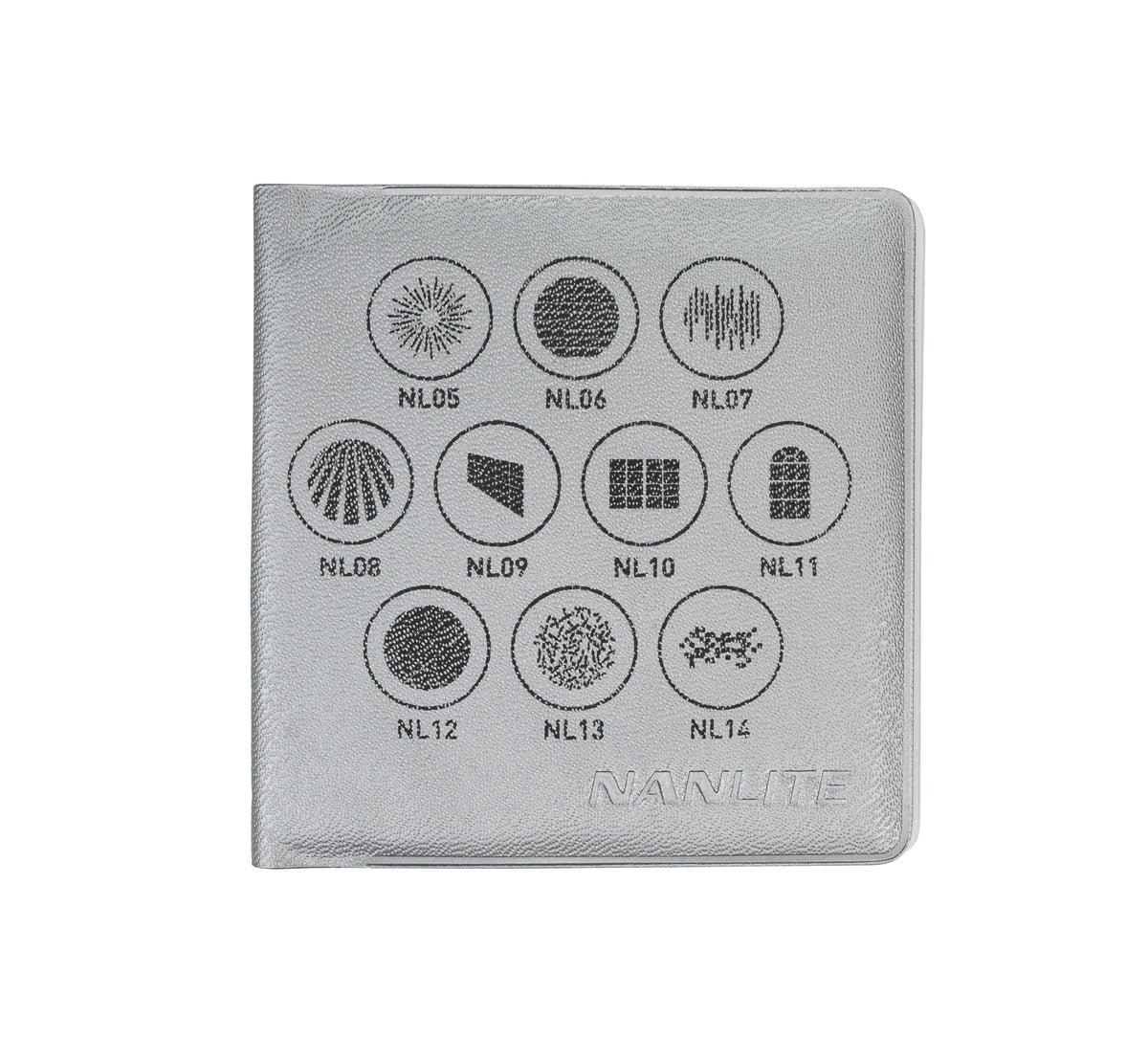 Nanlite FM Mount Projection Attachment GOBO Set 1 (10pcs in one set) (AS-GB-FMM-SET1)