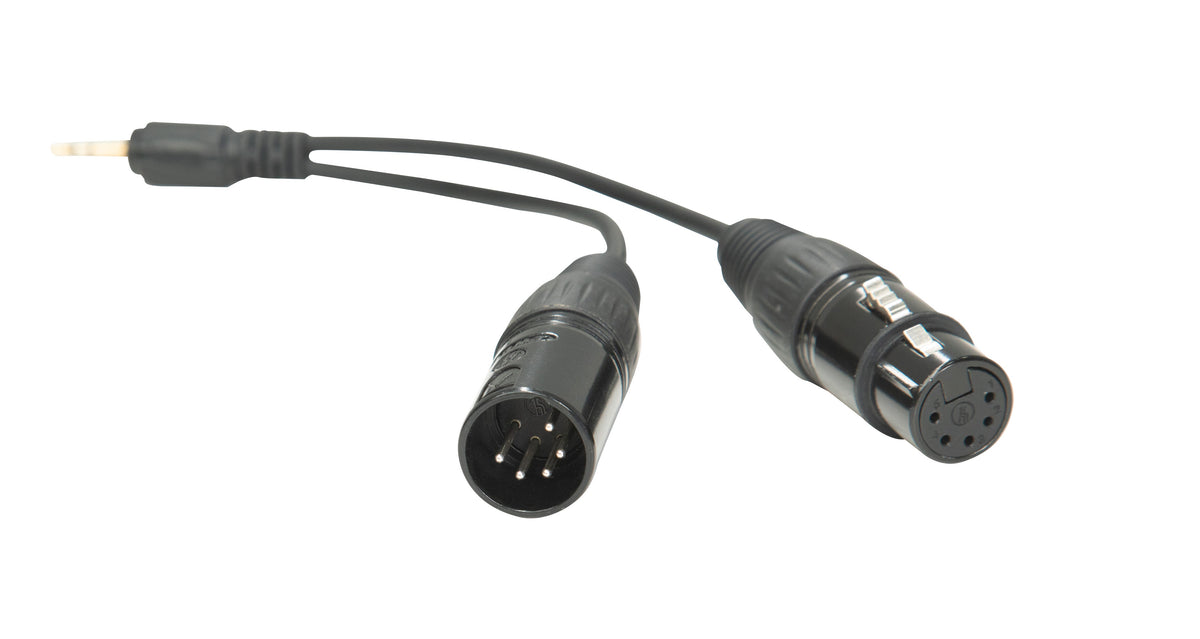 Nanlite DMX Adapter Cable with 3.5mm Connector (CB-DMX-3.5C-1/2)