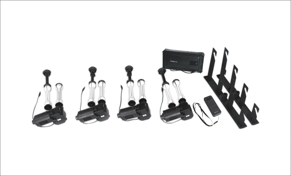 Nanlite Four-axle remote control electric background support elevator kit (BE-4RS)