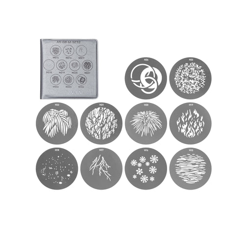 Nanlite GOBO Size M Set 2 (10pcs in one set) (AS-GB-M-SET2)