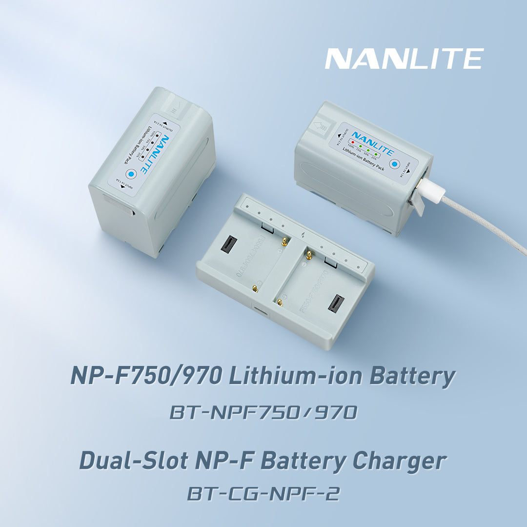 Nanlite Dual-Slot NPF Battery Charger (BT-CG-NPF-2)