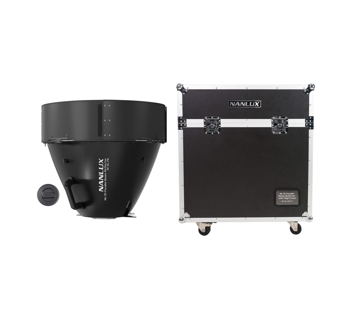 Nanlux NL70 Parallel Beam Reflector with Flight case (RF-NL-PB-FT)