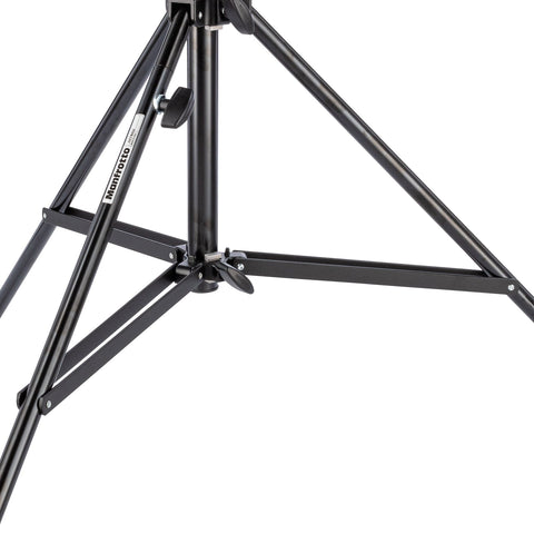 Manfrotto Black chrome plated 3-Section steel stand 007BSU - view 3