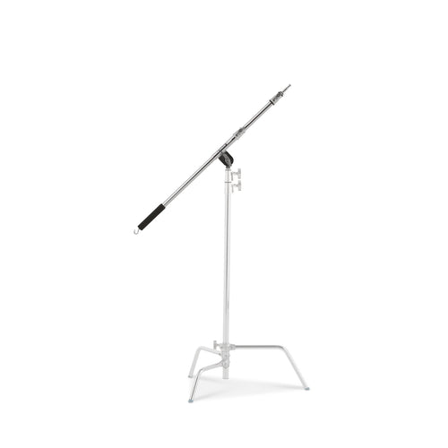 Avenger Mini Boom, Chrome Steel Silver w/Built-In Grip Head D600