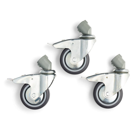 Manfrotto Wheel Set of 3 100mm with brakes and adapter for legs 110G - view 2
