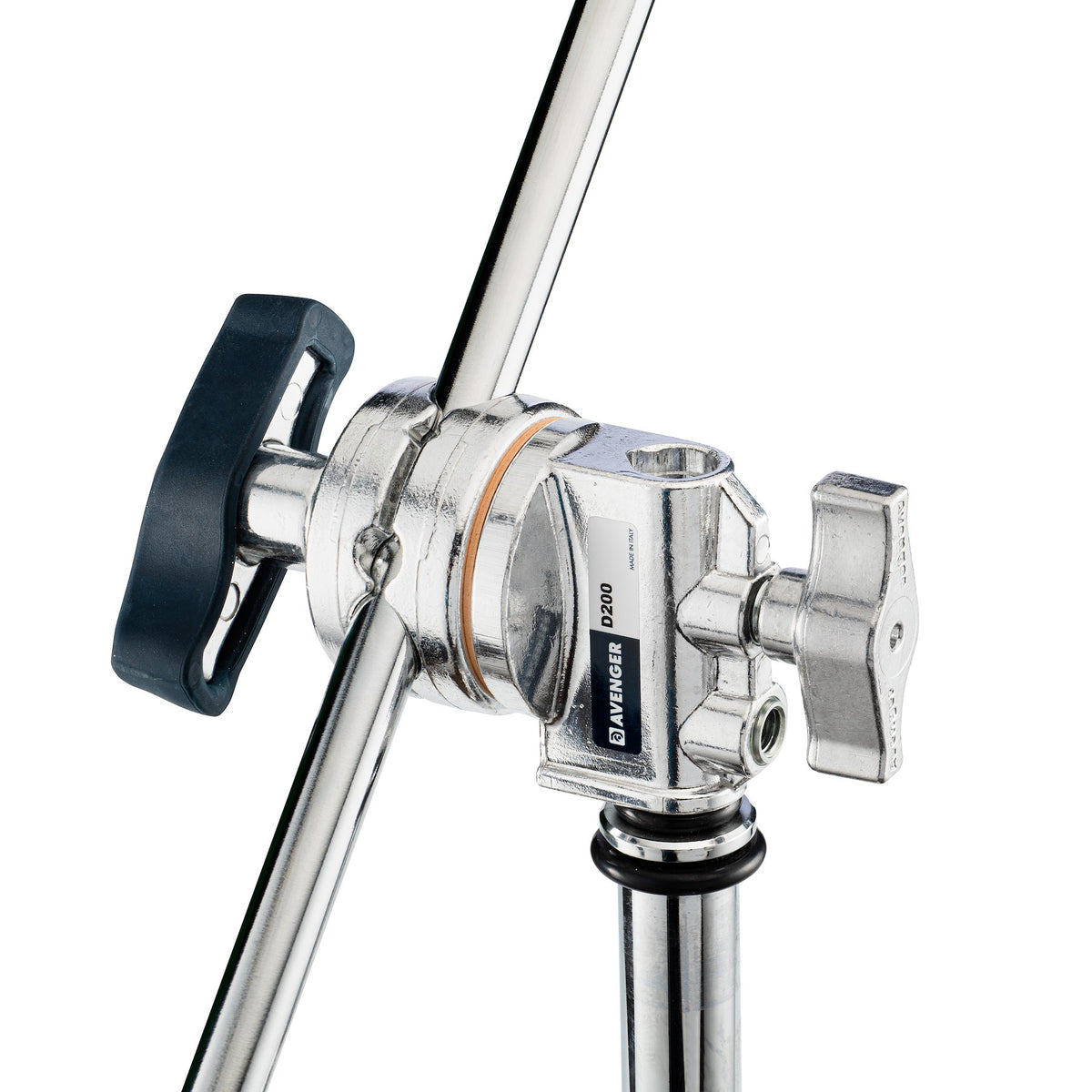 Avenger Grip Head 2.5in Silver w/16mm/ 5/8 in Receiver,T-Knob D200