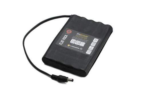 LiteGear NiMH Rechargeable Battery Flat Pack, 4.5 Ah, 12V