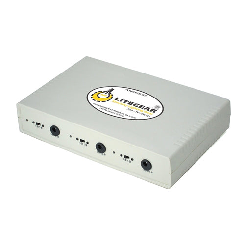 LiteGear NiMH Panel Mount Triple Battery Charger, 900/1800 mA, 12V