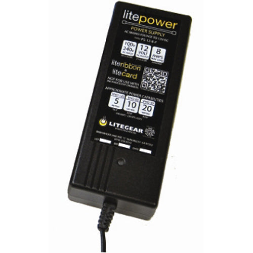 LiteGear Power Supply, 12 V, 96 W, 8 A, Desktop