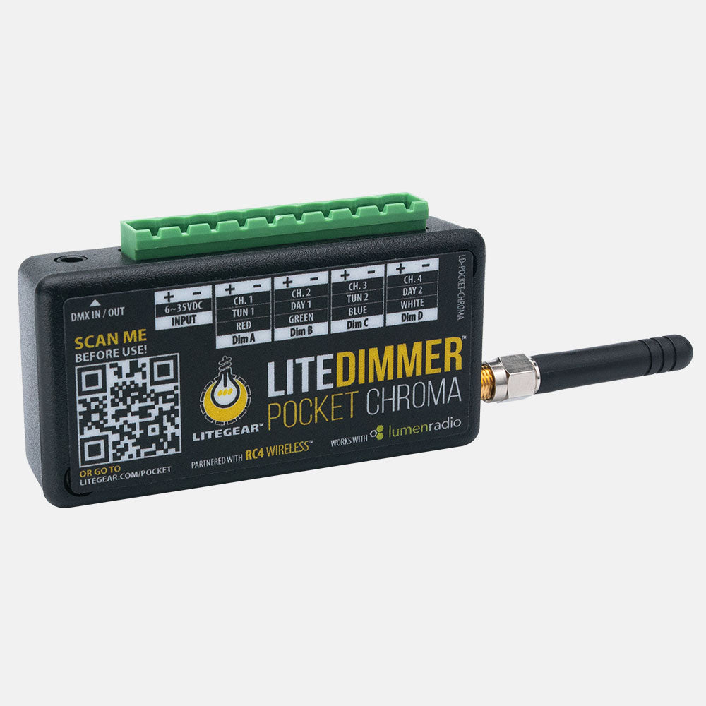 LiteGear LiteDimmer Pocket, Chroma, 4X4