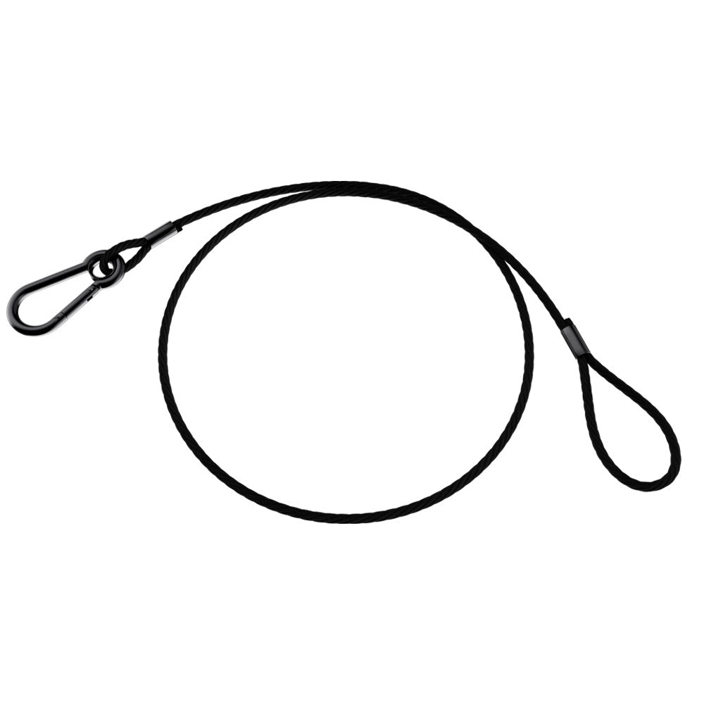 LiteGear Safety Cable with Spring Hook, 30 in long, 1/8 in Dia.