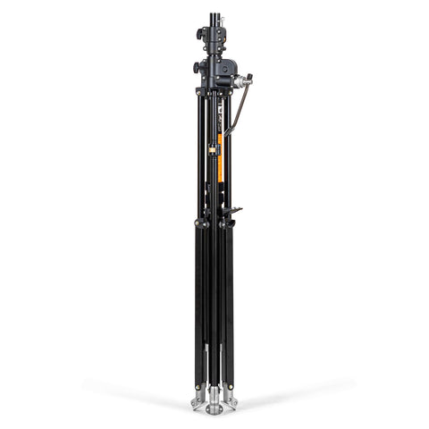 Manfrotto Black Stainless Steel Super Wind Up Stand 387XBU