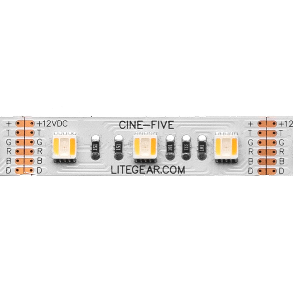 LiteGear LiteRibbon Chroma, Cine-Five, RGB+HY, 12V, 5 m