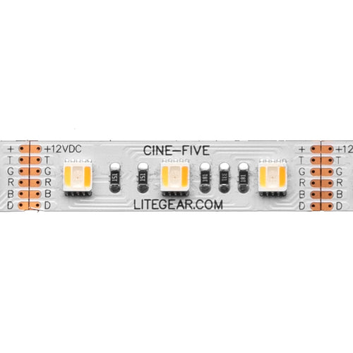 LiteGear LiteRibbon Chroma, Cine-Five, RGB+HY, 12V, 5 m